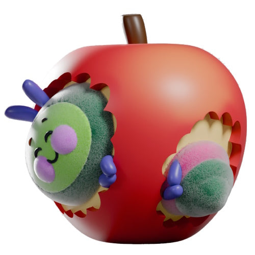 Wooly Bear And Friends Figure Series Kaleidos Creative 3-Inch Mini-Figure