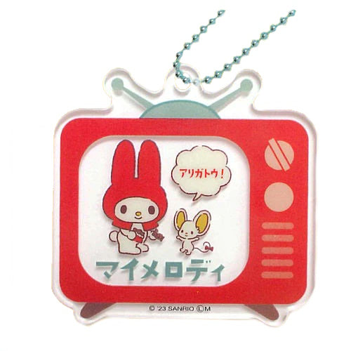 Sanrio Characters Fancy Retro TV K Company 2-Inch Acrylic Key Chain