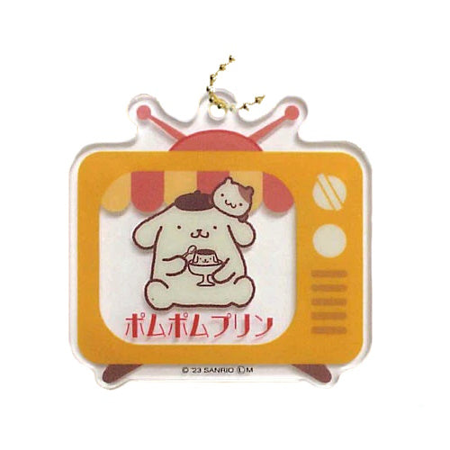 Sanrio Characters Fancy Retro TV K Company 2-Inch Acrylic Key Chain