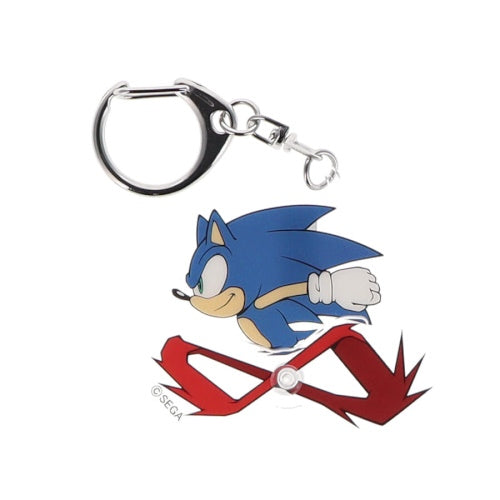Sonic The Hedgehog Spinning Key Chain Series K Company 2-Inch Collectible