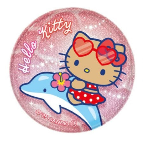 Sanrio Characters Night Party Glitter Can Badge Series Kamio Japan 2-Inch Pin