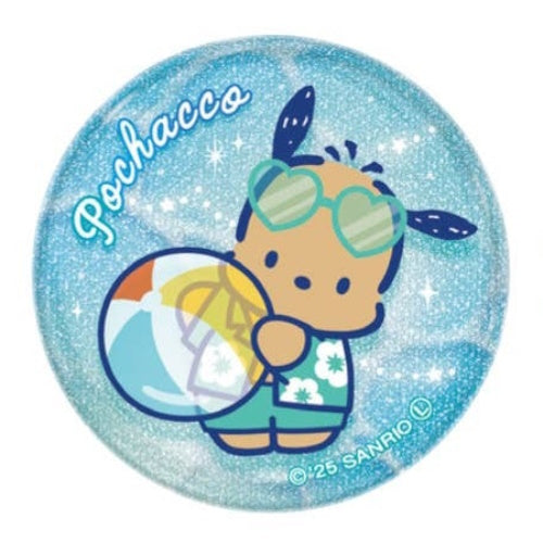 Sanrio Characters Night Party Glitter Can Badge Series Kamio Japan 2-Inch Pin