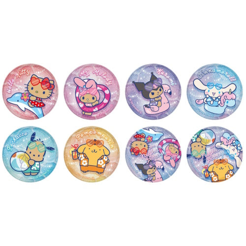 Sanrio Characters Night Party Glitter Can Badge Series Kamio Japan 2-Inch Pin