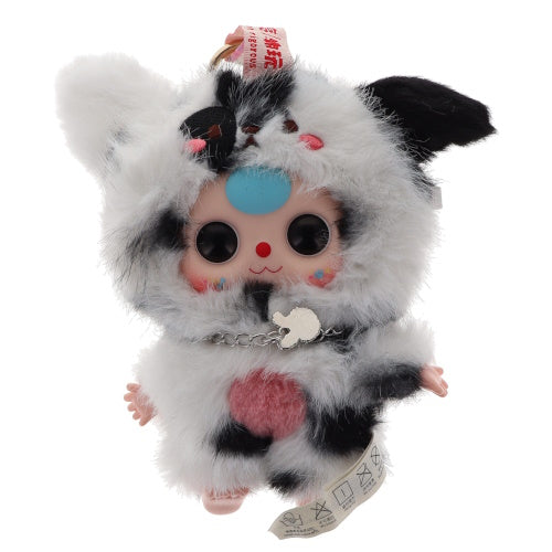 Baby Three Cats And Dogs Series Cureplaneta 4-Inch Plush Doll