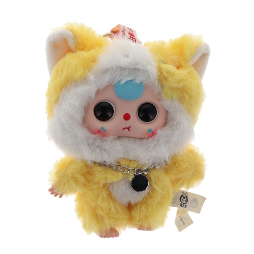Baby Three Cats And Dogs Series Cureplaneta 4-Inch Plush Doll