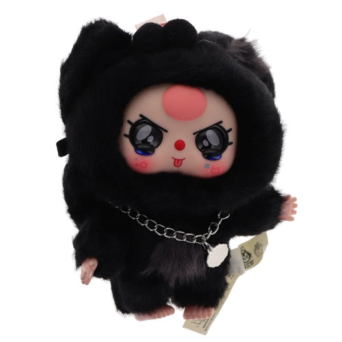 Baby Three Cats And Dogs Series Cureplaneta 4-Inch Plush Doll