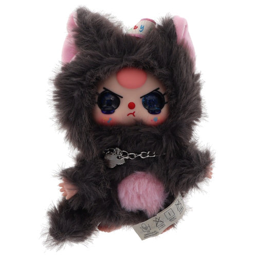 Baby Three Cats And Dogs Series Cureplaneta 4-Inch Plush Doll