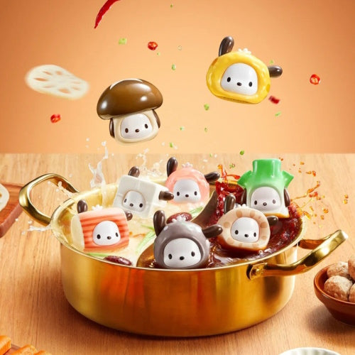 Sanrio Pochacco Hot Pot Party Series Miniso 2-Inch Mini-Figure
