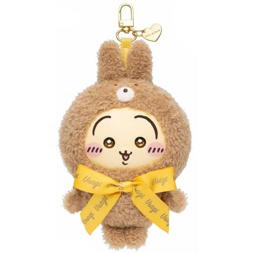 Chiikawa Teddy Bear Plush Pendant Series Kiramekko 4-Inch Key Chain