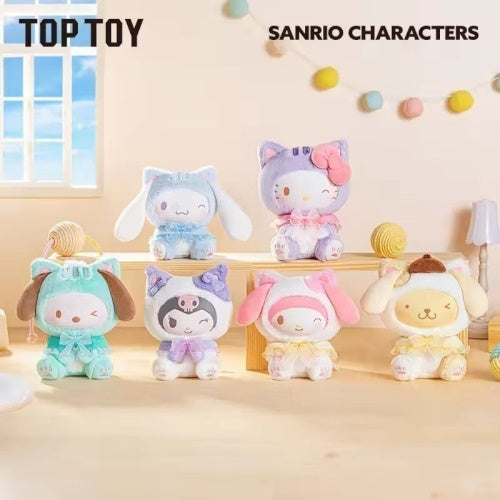 Sanrio Characters Play With Kittens Series Toptoy 5-Inch Plush Doll