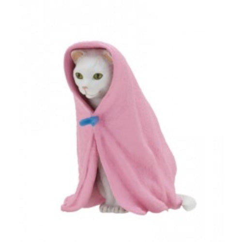 Cat Wrapped In Towel Figure Series Vol. 01 Kitan Club 1.5-Inch Mini-Figure