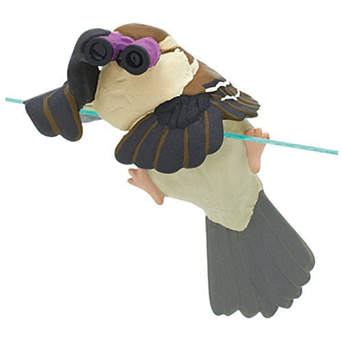 Bird's Holiday Sniper Sparrow Series Kitan Club 2-Inch Mini-Figure