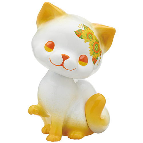 Hananeko Flower Cat Figure Series Kitan Club 2-Inch Mini-Figure