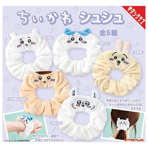 Chiikawa Hair Scrunchie Vol. 01 Kitan Club Soft Hair Tie