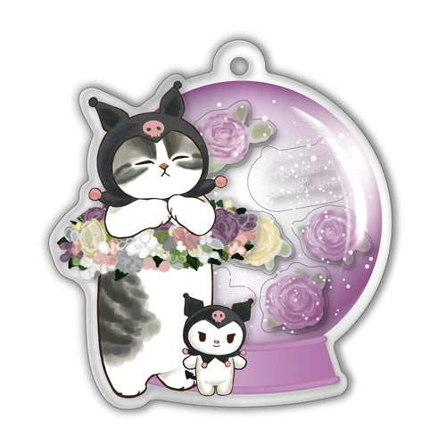 Sanrio x Mofusand Flower Dome Kitan Club 2-Inch Acrylic Key Chain