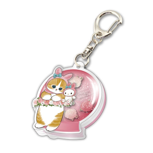 Sanrio x Mofusand Flower Dome Kitan Club 2-Inch Acrylic Key Chain