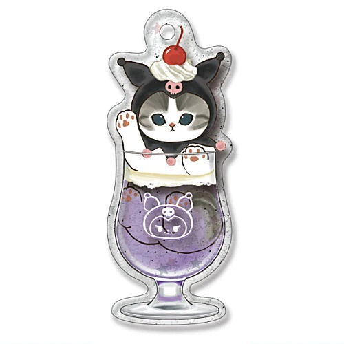 Mofusand x Sanrio Acrylic Stand Kitan Club 2.5-Inch Collectible Key Chain