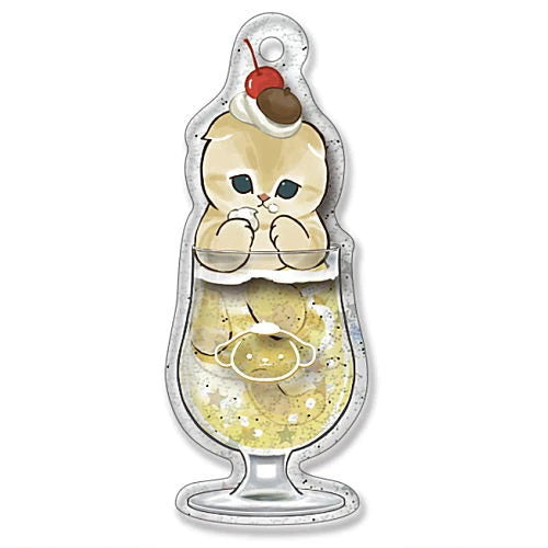 Mofusand x Sanrio Acrylic Stand Kitan Club 2.5-Inch Collectible Key Chain