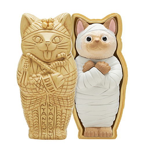 Nyan Mummy Cat Sarcophagus Another Color Series Kitan Club 2-Inch Mini-Figure