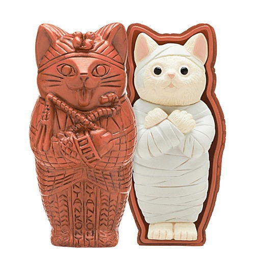 Nyan Mummy Cat Sarcophagus Another Color Series Kitan Club 2-Inch Mini-Figure