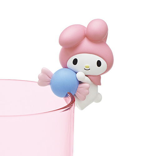 Sanrio Characters Glass Hanger Putitto Figure Series Kitan Club 1-Inch Mini-Figure
