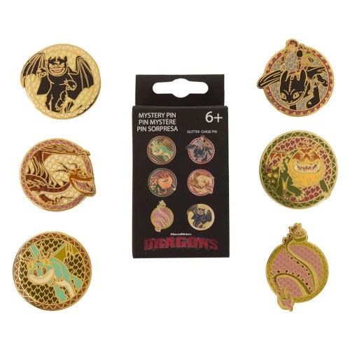 How To Train Your Dragon Mystery Pin Series Loungefly 2-Inch Collectible Pin