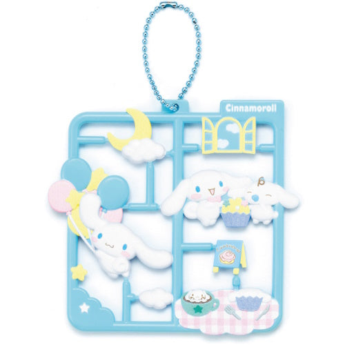 Sanrio Characters Plat Model Style Key Chain Megahouse 3-Inch Collectible