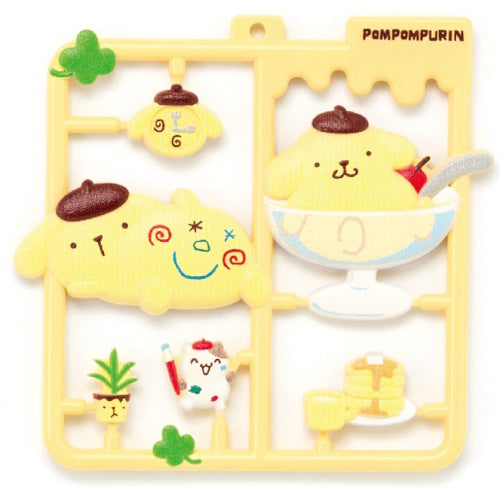 Sanrio Characters Plat Model Style Key Chain Megahouse 3-Inch Collectible