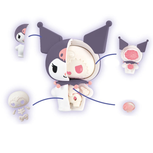 Sanrio Characters Anatomy Pure Pink Mix Kaitai Fantasy Megahouse 3-Inch Mini-Figure