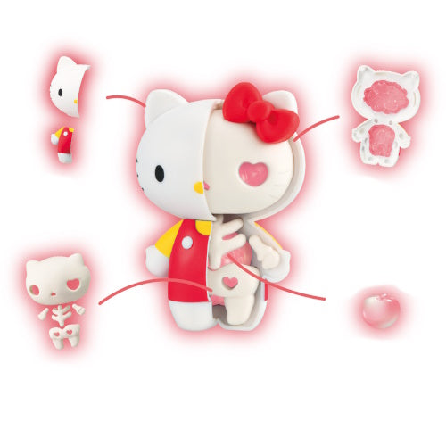Sanrio Characters Anatomy Pure Pink Mix Kaitai Fantasy Megahouse 3-Inch Mini-Figure