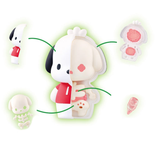 Sanrio Characters Anatomy Pure Pink Mix Kaitai Fantasy Megahouse 3-Inch Mini-Figure