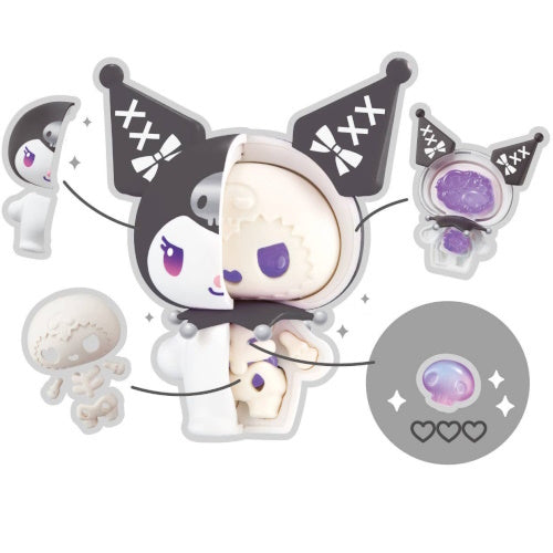 Sanrio Anatomy My Melody And Kuromi Kaitai Fantasy Megahouse 3-Inch Mini-Figure
