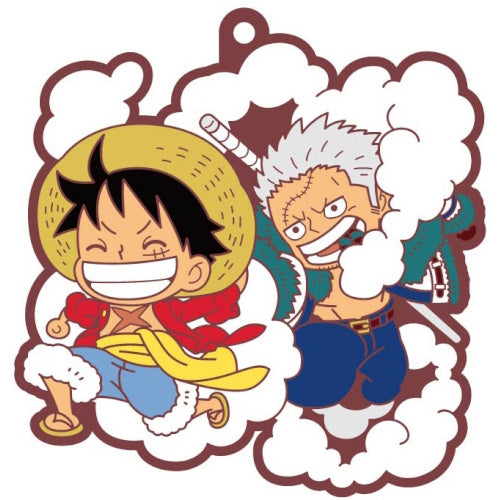 One Piece Log 1 Buddy Collection Rubber Mascot MegaHouse 2.5-Inch Key Chain