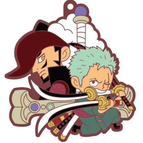 One Piece Log 1 Buddy Collection Rubber Mascot MegaHouse 2.5-Inch Key Chain
