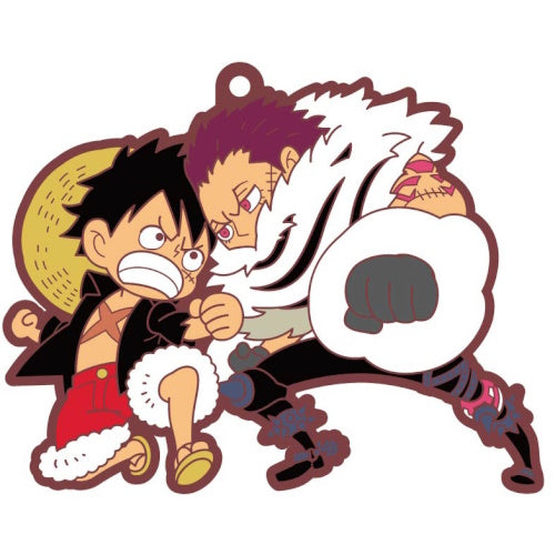 One Piece Log 1 Buddy Collection Rubber Mascot MegaHouse 2.5-Inch Key Chain