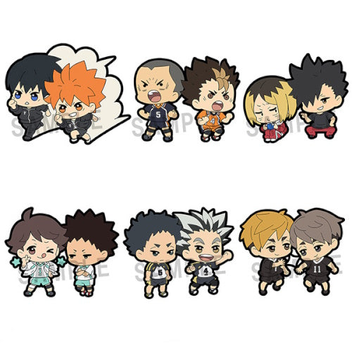 Haikyu!! Buddy Collection Rubber Mascot Megahouse 2-Inch Key Chain