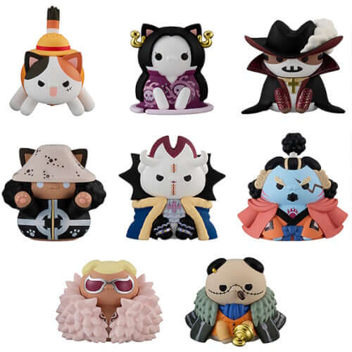 One Piece Nyanpiece Luffy And The Seven Warlords Mega Cat Megahouse 1-Inch Mini-Figure