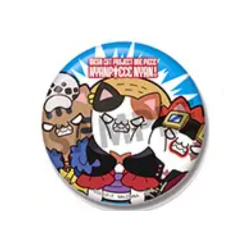 One Piece Nyan Can Badge Series Megahouse 2-Inch Button Pin