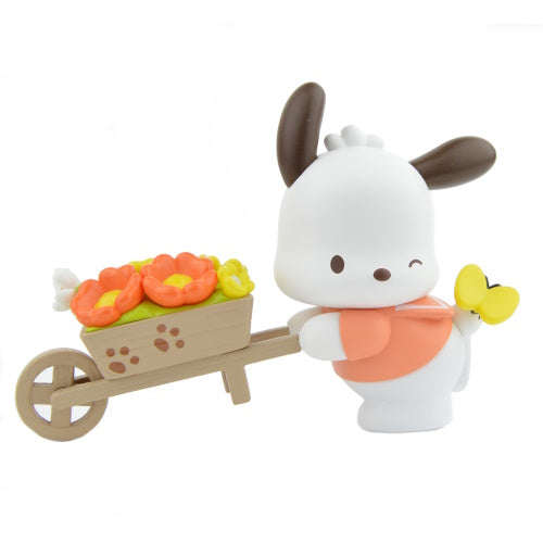 Sanrio Characters Pochacco Flower And Childhood Series Miniso 3-Inch Mini-Figure