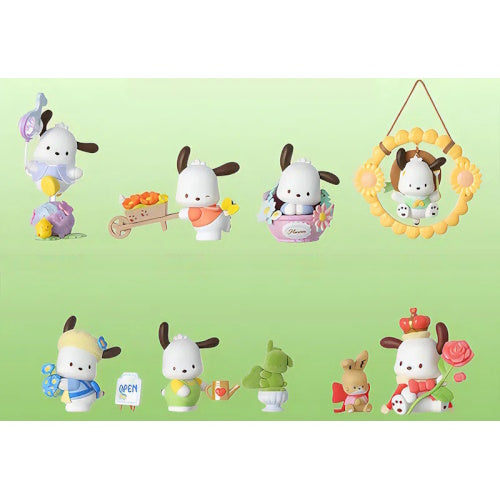 Sanrio Characters Pochacco Flower And Childhood Series Miniso 3-Inch  Mini-Figure