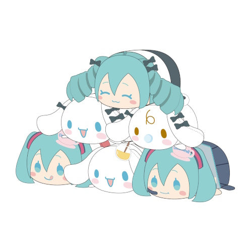 Hatsune Miku x Cinnamoroll Potekoro Mascot Vol. 02 Max Limited 3-Inch Plush Doll