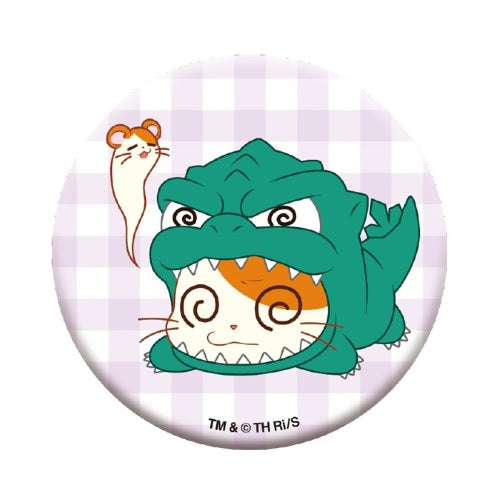 Godzilla-Kun x Hamtaro Character Can Badge Movic 2-Inch Collectible Pin