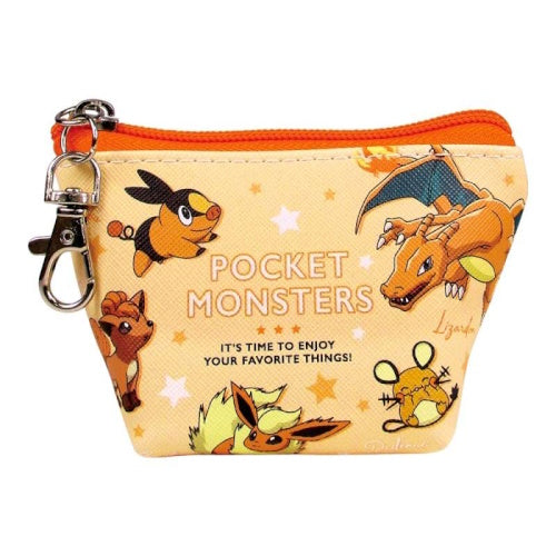 Pokemon Characters Triangle Shaped Pouch T's Factory Collectible Zippered Pouch