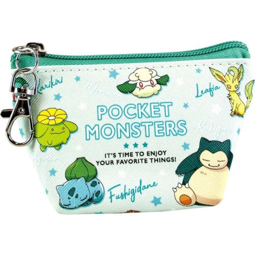 Pokemon Characters Triangle Shaped Pouch T's Factory Collectible Zippered Pouch