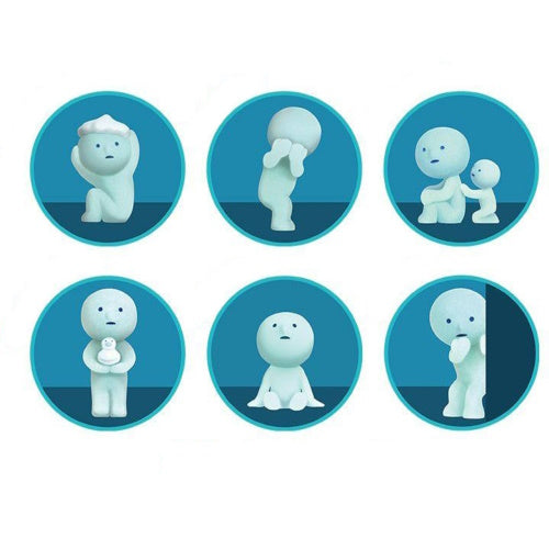 Smiski Glow In The Dark Figure Bath Series Dreams 3-Inch Mini-Figure