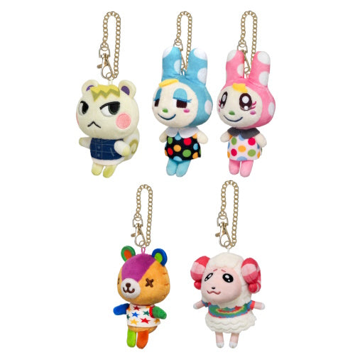 Nintendo Animal Crossing Mascot Plush Series Sanei 4-Inch Key Chain