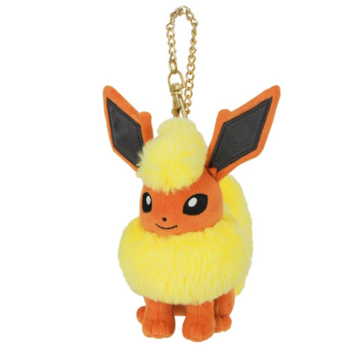 Pokemon Eeveelution Mascot Plush Series Sanei 4-Inch Key Chain