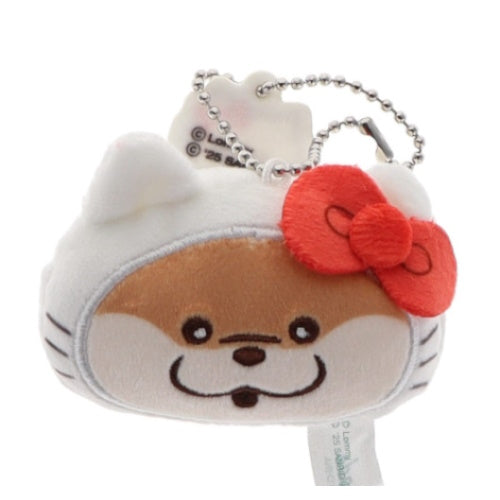 Kawaii Uso No Kawauso x Sanrio Plush Face Charm Parade 2.5-Inch Key Chain