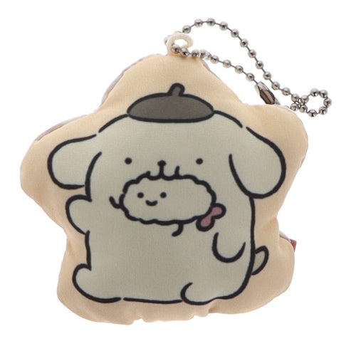 White Tiger And Black Tiger x Sanrio Cushion Mascot Parade 2-Inch Key Chain