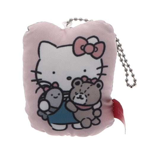 White Tiger And Black Tiger x Sanrio Cushion Mascot Parade 2-Inch Key Chain